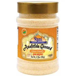 Rani Asafetida (Hing) Ground 3.75oz (106g) Gluten Friendly ~ All Natural | Salt Free | Vegan | Non-GMO| Kosher | Best for Onion Garlic Substitute