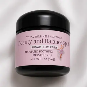 Beauty and Balance Spot Sugar Plum Fairy Body Moisturizer 2 oz Luxurious Deep Hydration with Plum Berry Citrus & Currant Extracts for Dry Skin