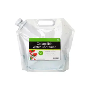 5L Collapsible Water Container – Leakproof, BPA-Free, Outdoor & Emergency Use Bottle Storage Space Saver