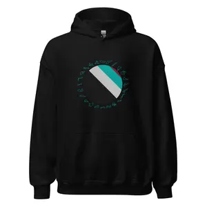 Men's F1-Inspired Hoodie - Mercedes - Silver, Black, Tiffany Green Athletic Fabric