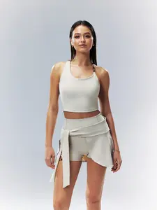 Pulse Asym Wrap Shorts 4''