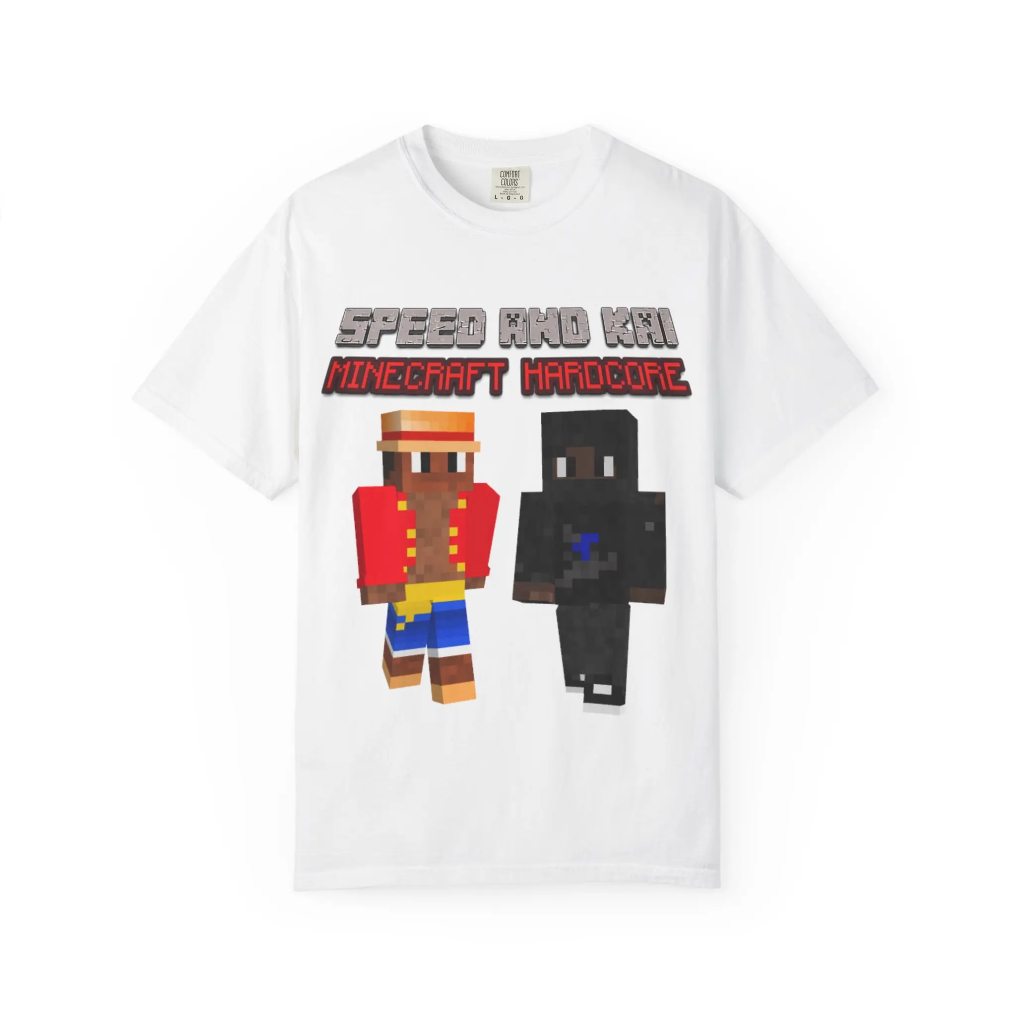 SPEED & KAI Minecraft Hardcore All Bosses Marathon T-shirt Cotton