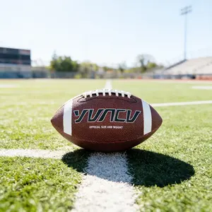 Standard American Football, Official Size 9/6/3 Rugby Ball, Ideal for Men Outdoor Training & Recreational Sports, Durable Design