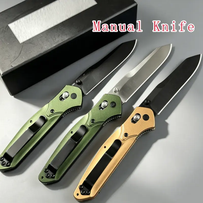 The 940 Portable Manual Folding Knife—featuring an aluminum alloy handle and a durable stainless steel blade—is the ideal choice for camping, outdoor activities, and everyday utility needs.