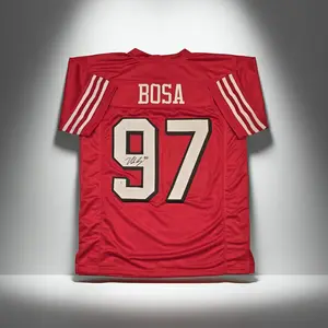 Nick Bosa San Francisco 49ers autographed football jersey PAAS COA (XL)