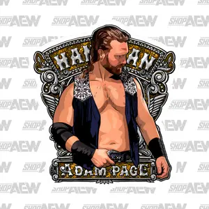 Hangman Adam Page - Buckle Illustration Sticker