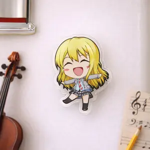 Kaori Your Lie In April Acrylic Magsafe Phone Grip Holder, Aesthetic Japan Anime Magnetic Phone Mount, Durable Pop Socket Kindle Accessories