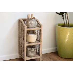 Coiled Storage Basket |Stripe Noir