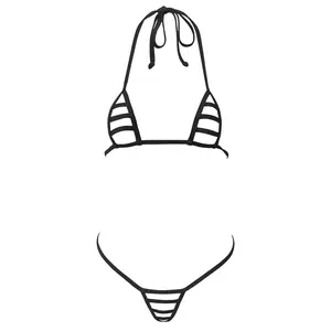 SHERRYLO Micro String Bikini Extreme Sexy Bikinis Sets for Women Tiny String Thong Bottom Mini Microkini Tanning Swimsuits Womens Halter Tannning Buiquini Swimsuit