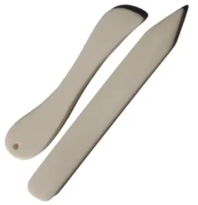 Genuine Bone Folder Paper Creaser Set Folding Scoring Burnishing Crafting Scrapbooking Tools for Bookbinding, Paper and Leather Crafts