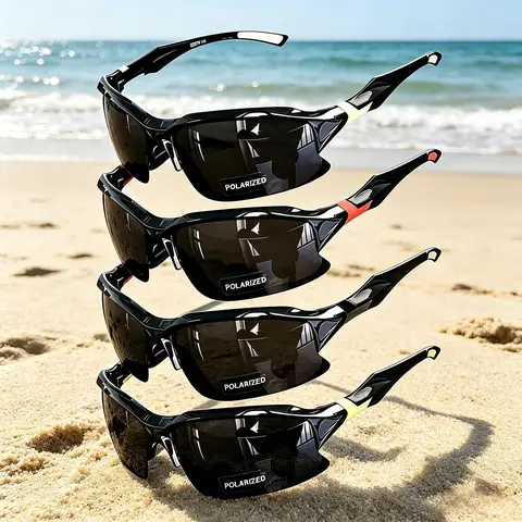 4pcs Classic Retro Sunglasses for Men & Women, UV400 Anti-Glare Durable Lens, Lightweight Comfortable All-Match Sunglasses Sports Eyewear for Beach Driving Outdoor Daily Use
