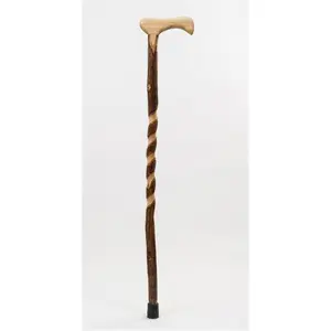 Brazos Walking Sticks  37 in. Twisted Hickory Walking Cane