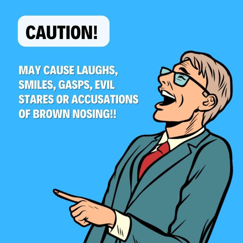 Fucker in Charge Office Desk Plate Sign - 8x2" Executive Desk Nameplate for Boss, Manager, and Coworker Gifts - (Brown)