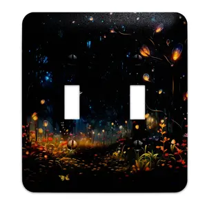 Decorative Switchplate -  Fireflies in the Meadow Light Switch Cover, Multiple Sizes, Home Decor - #5325