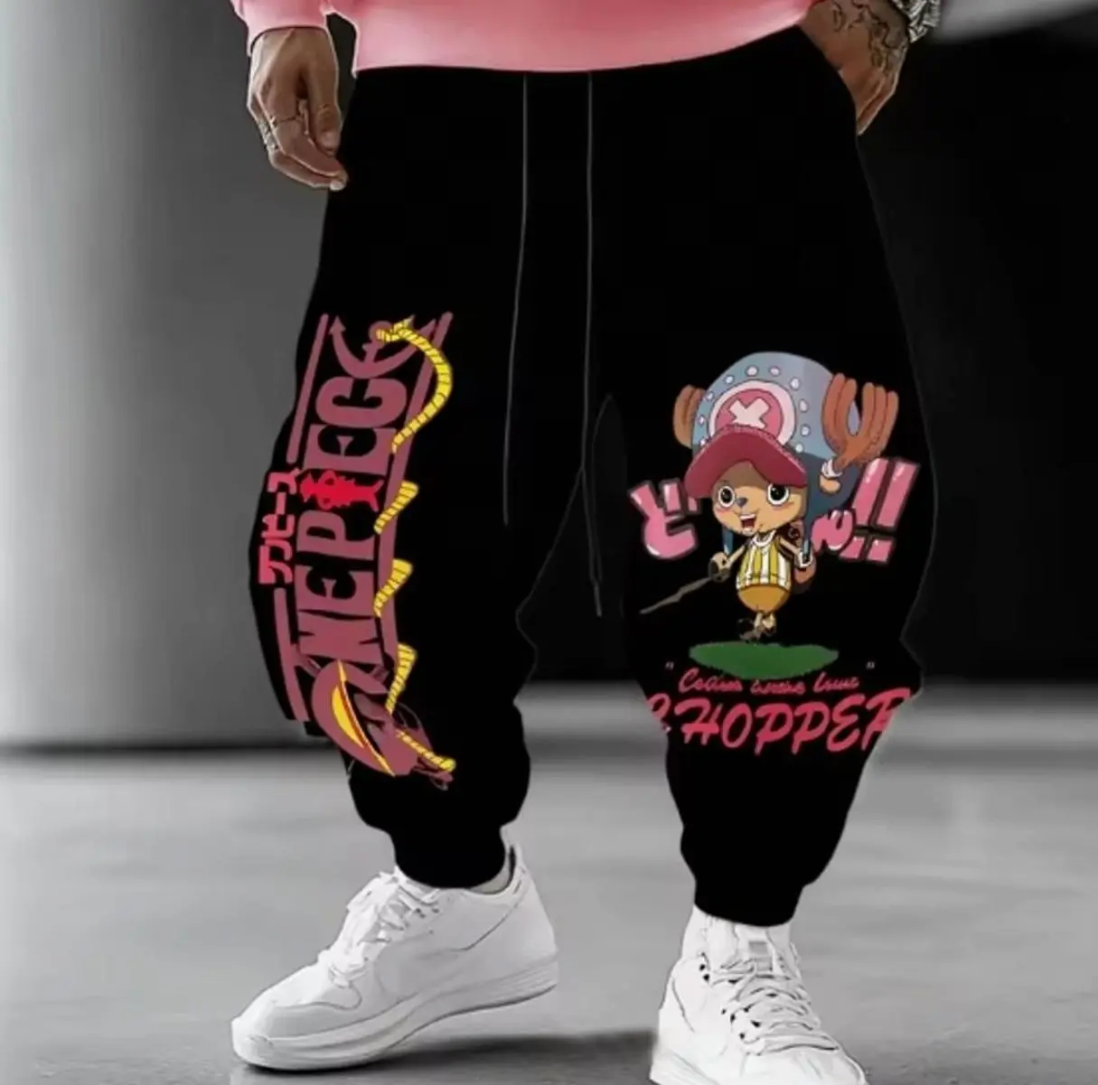 Chopper Printed Jogger SweatPants, #1pice Anime Pants, Men Women Streetwear Casual Bottoms, Hip Hop Trousers Harajuku Unisex Y2k, Trendy Top Sweatpants, Unisex Cotton Graphic Casual Sweatpants, Gift For Fan, Men and Women, Best Gift SS MGOU9