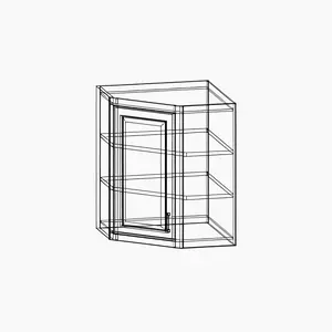 Wall Diagnal Corner Cabinet