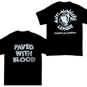 Vintage Anti Nowhere League Punk Rock Hardcore Skinhead Tour Concert Men's Sweatshirt T-Shirt, Xmas Gift, Cotton Men Casual T-Shirt