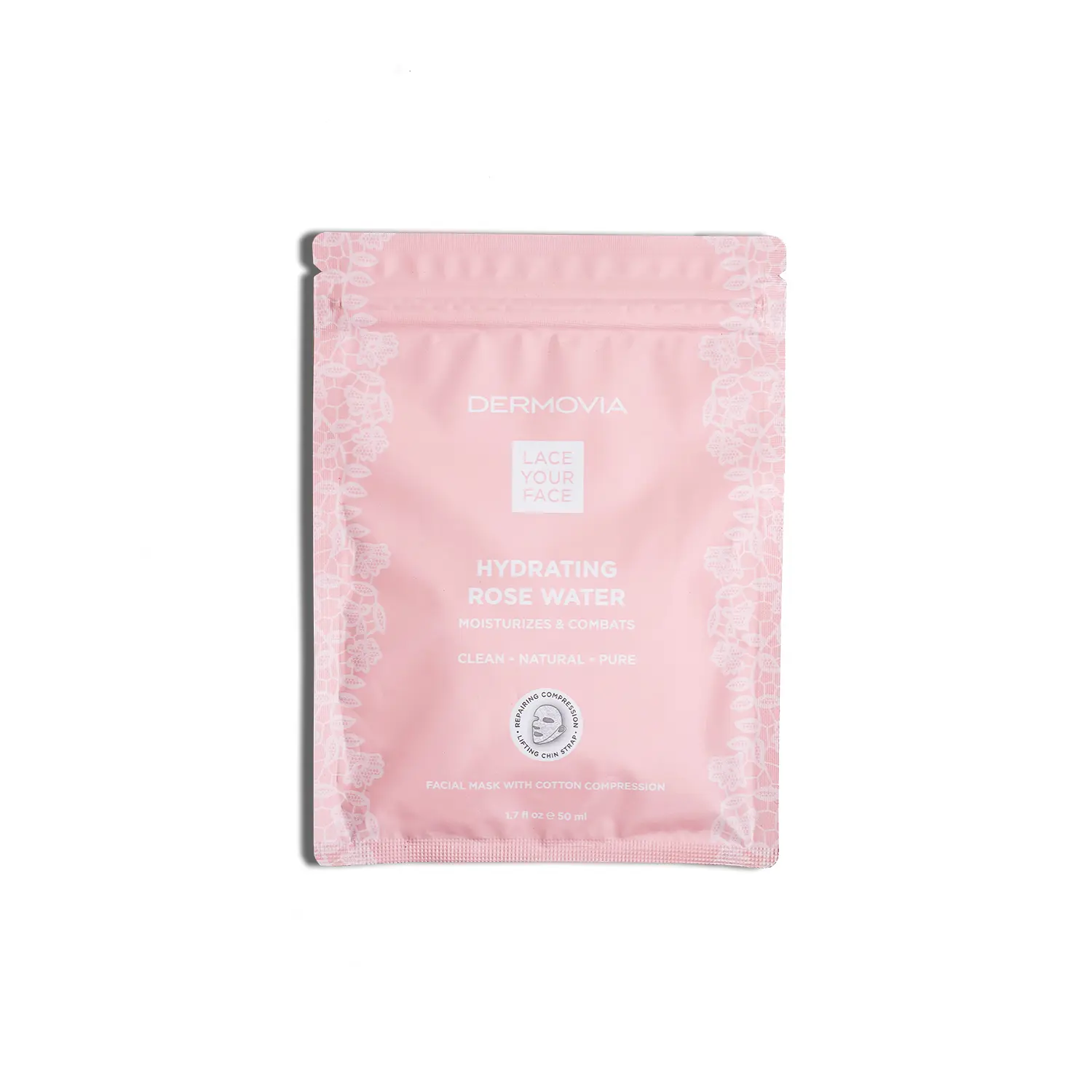 Dermovia Lace Your Face Hydrating Rose Water Mask