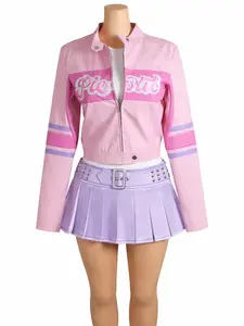 "Pretty In Pink" Leather Jacket