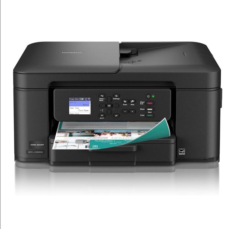 Work Smart 1360 Wireless Color Inkjet All-in-One Printer with Auto Duplex Printing & 1.8" Color Display