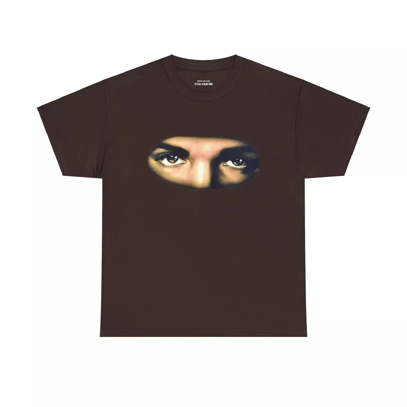 Dark Lane Demo Tape Eyes Heavy Cotton T-Shirt Drake 2023 IAAB Blur 21 Tour Merch