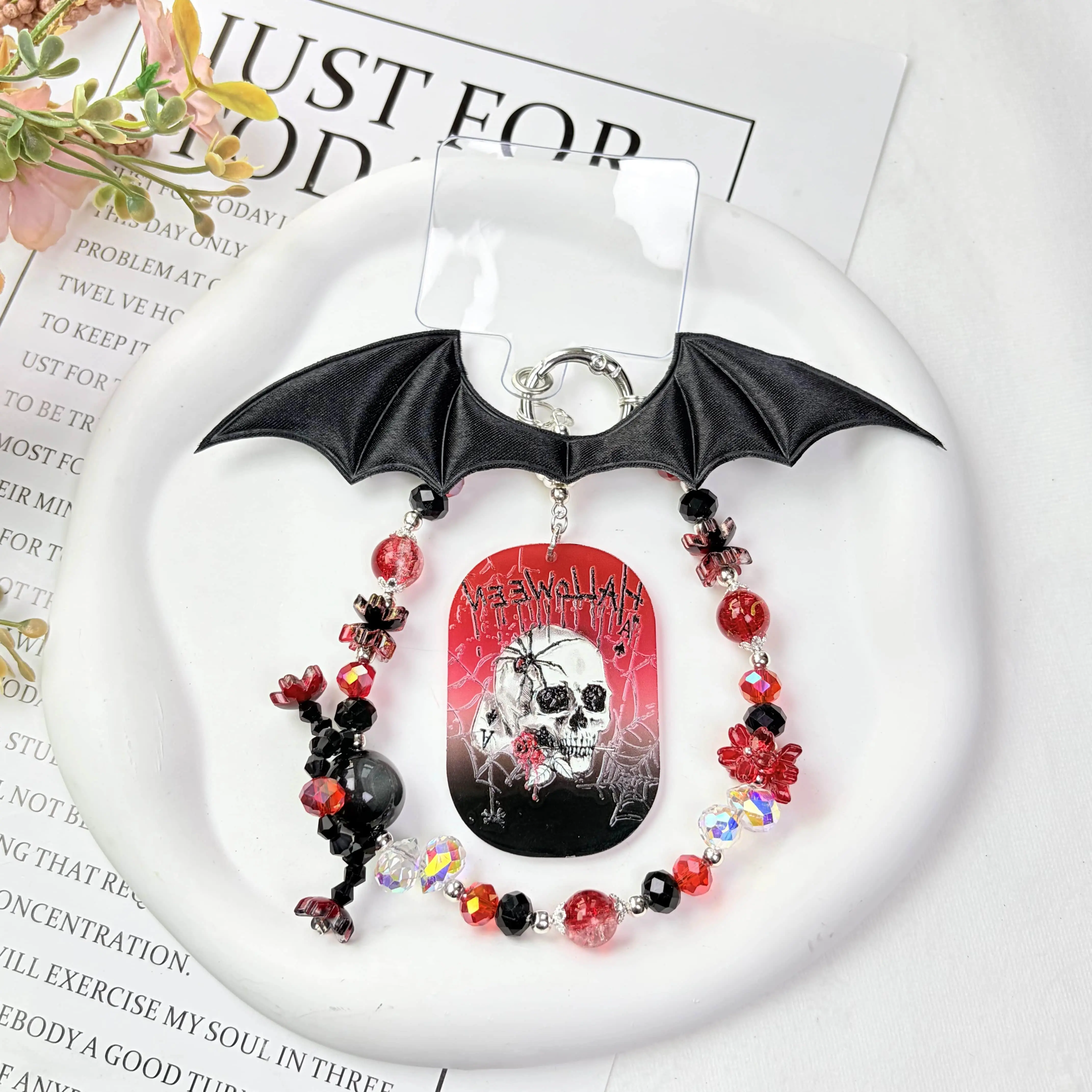 Gothic Phone Chain,Handcrafted, Ideal for Women and Girls,Mobile Phone Decorative Accessories, Pretty Holiday Gift,Summervibes