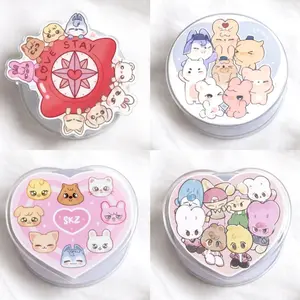 SKZ Cute Kawaii Friends Magsafe Phone Grip – Magnetic Pop Socket & Kickstand – Pastel Chibi Phone Accessory