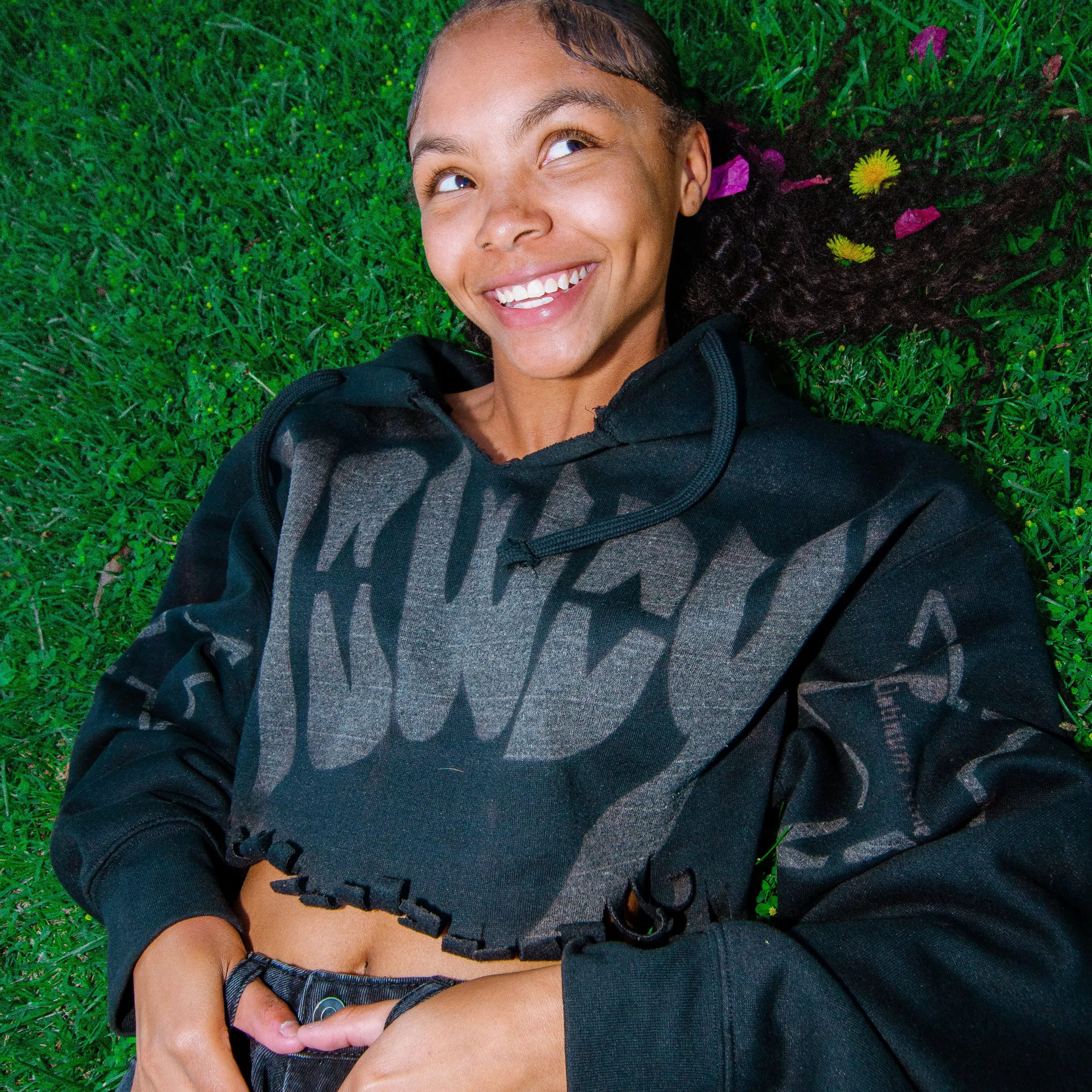 Howdy crop hoodie