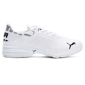 PUMA Mens Viz Runner Repeat Wide Running Sneakers Shoes - White