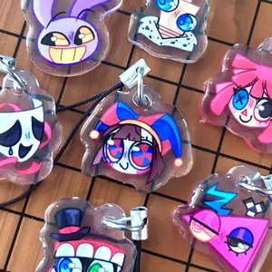 TADC Charms, the amazing digital circus, gangle, zooble, caine, bubble, pomni, jax, kinger