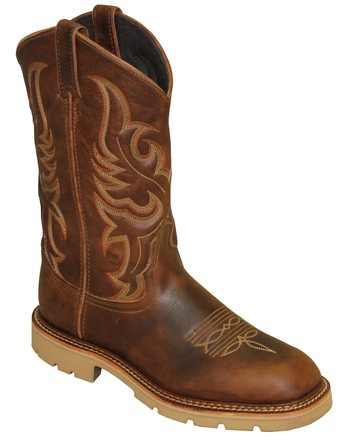Abilene Men's Men'S Textured Hide Western Boot Broad Square Toe - 6310