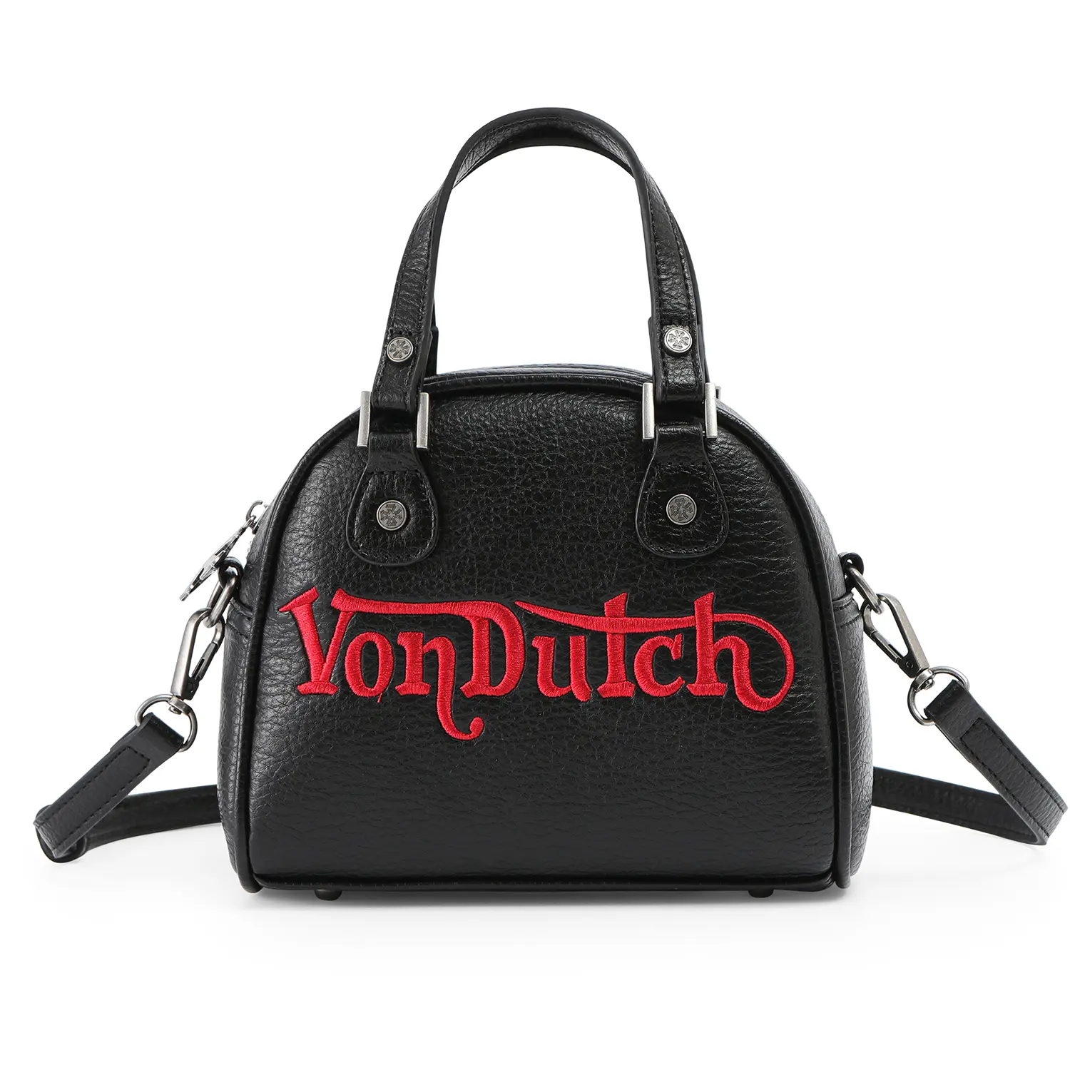 Von Dutch Chopper Cross Bowling Bag-Black and Red