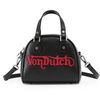 Von Dutch Chopper Cross Bowling Bag-Black and Red
