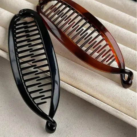 Large Hair Clips, Flat Claw Clips, Hair Claws, Fashion Hair Accessories for Women & Girls, Minimalist Headwear Suitable for Thick Hair, Bendy Hair Clip, Hair Claws Set, Claw Clip Pack, Hair Decor