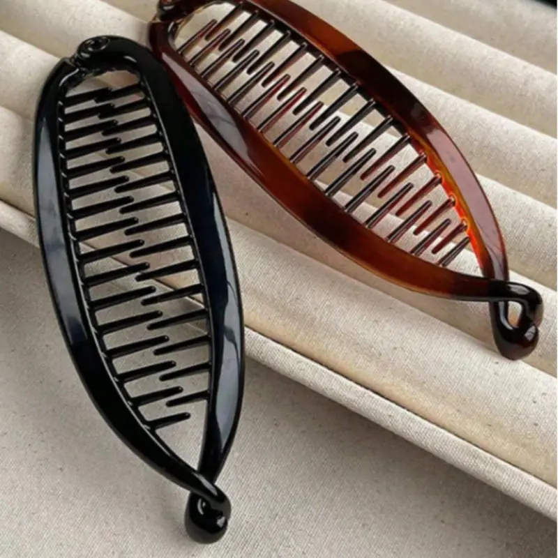 Large Hair Clips, Flat Claw Clips, Hair Claws, Fashion Hair Accessories for Women & Girls, Minimalist Headwear Suitable for Thick Hair, Bendy Hair Clip, Hair Claws Set, Claw Clip Pack, Hair Decor
