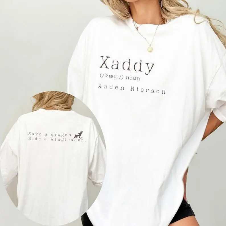 Xaddy, Xaddy Shirt, Xaden Riorson, Xaden Fourth Wing Shirt, Fourth Wing Merch, Iron Flame Shirt, Rebecca Yarros Apparel