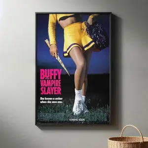 Buffy the Vampire Slayer Movie Poster | High Quality Canvas Print I 2024 Movie Poster | Modern Room Decorative Arts | Popular Film Gift
