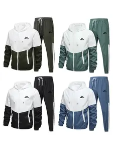 Men's Activewear Set Mntrx, Breathable Lightweight Hooded Sports, 4-Way Stretch Gym Top and Bottom Set, Sizes Xxs-3xl, Athletic Activewear Tracksuits