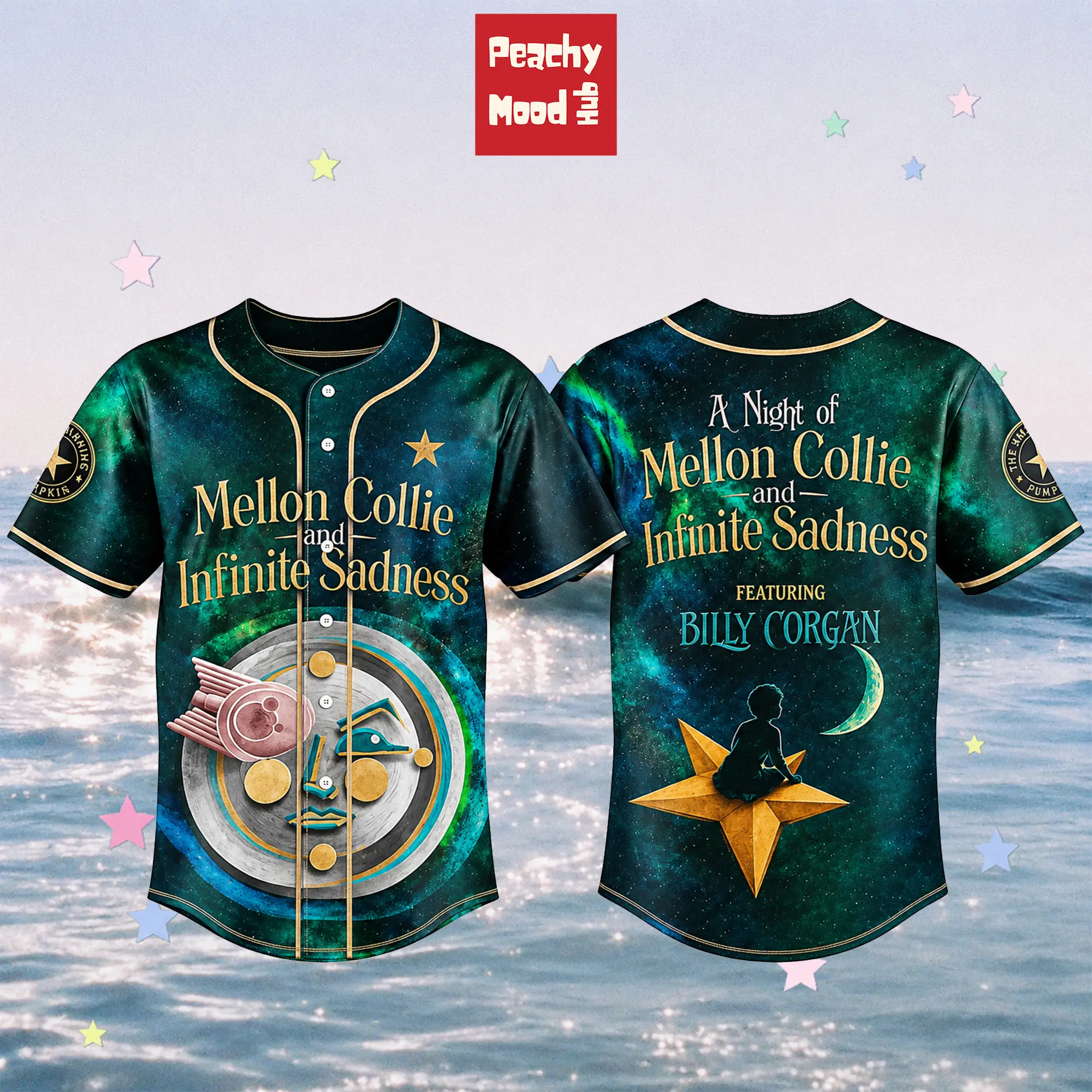 The Smashing Pumpkins - Mellon Collie and Infinite Sadness V2 - Rats in a Cage Tour 2026 Exclusive Baseball Jersey, Limited Edition Rock Grunge Concert Fan Merch, Alternative Rock Apparel, Vintage Tour Jersey, Gift for Fans
