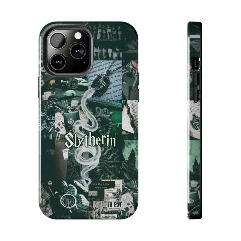 Slytherin Phone Case - Tough & Stylish, Perfect for House Pride and Harry Potter Fans, Gifts for Birthdays, Holidays, Back to School - TikTok Shop Slytherin Phone Case - Tough & Stylish, Perfect for House Pride and Harry Potter Fans, Gifts for Birthdays, Holidays, Back to School - TikTok Shop