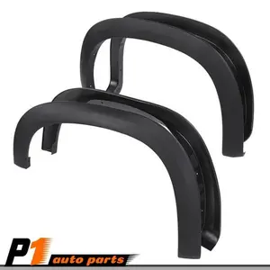4PCS Black Factory-Style Fender Flares, Truck Accessories, Aftermarket Truck Accessories for 2019-2024 Chevy Silverado 1500