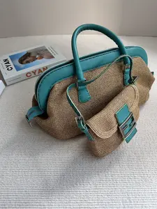 Pre-owned Loewe an shown Tote Bags Fendi handbag Beige HO592