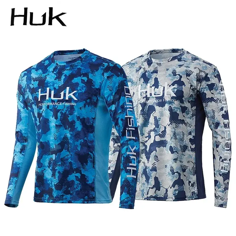 Fishing Clothes Men's Long Sleeve Performance Shirt 50+ UPF Summer Quick Dry Tops Lightweight Breathable Outdoor Shirts