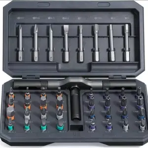 42-in-1 Ratchet Screwdriver drill Set, Magnetic Precision Bitswith Detachable Handle & Case.Multi-Purpose MiniScrewdriver Kit for DlY,household appliances, MultifunctionPortable minimalist tool kit,Tool gadgets Heavy DutyHardware, Metal Handle