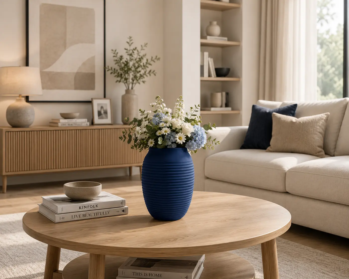 Modern Decorative Vases Set in Assorted Colors for Home Decor