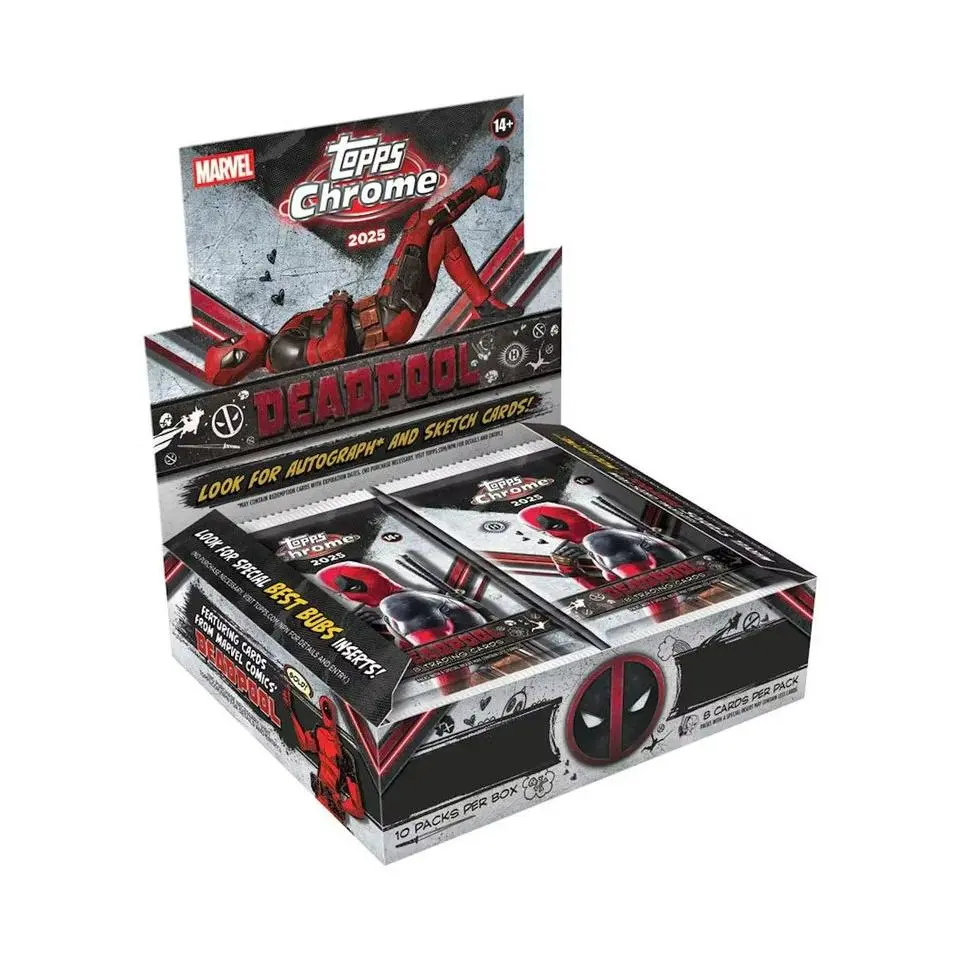 2025 Topps Deadpool Chrome Hobby Trading Cards
