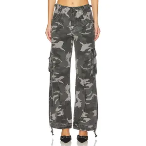 Jaded London Trooper Cargo in Black Camo