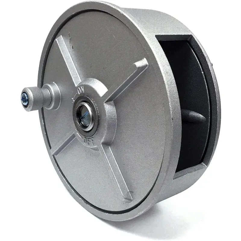 Rebar Tie Wire Reel, Aluminum Retractable Coil Holder Wheel, Lightweight, Built-in Belt Loops & Knob, Left Handed and Right Handed