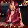 STERLY #99J Body Wave Wig 200% Density Burgundy 13x6 Full Frontal Human Hair Wigs Natural Black Front Wigs #4 Chocolate Brown Smooth Lace Wig Colored Beginner Friendly Wig Pre Plucked Pre Cut Wig #tiktokshopstockup