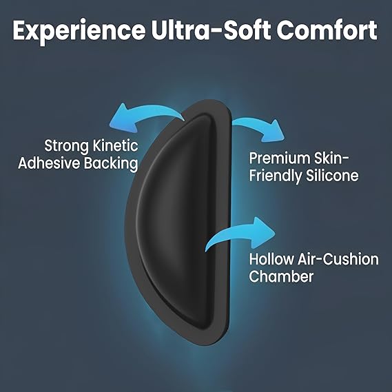 Compatible with Ray-Ban Meta Wayfarer Eyeglass Nose Pad, 8 Pairs Soft Silicone Nose Pads, Anti Slip Replacement Nose Pads